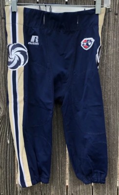 youth blue football pants